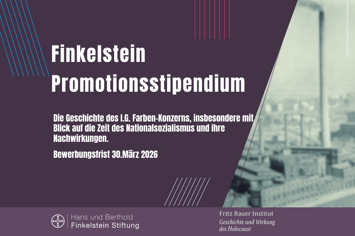 Finkelstein Promotionsstipendium 